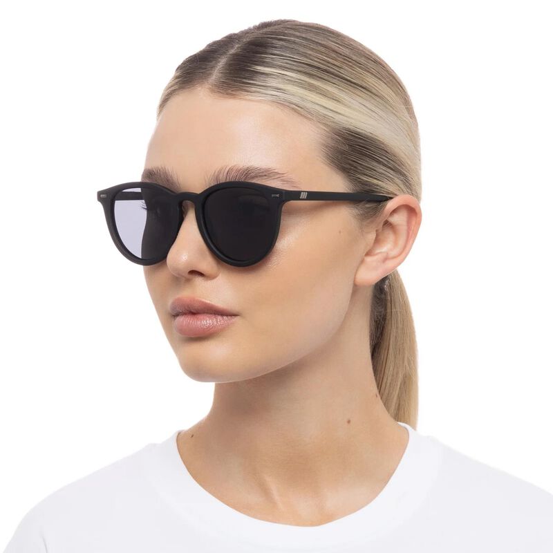 Le Specs Fire Starter Black Rubber Polarised Sunglasses image number 2